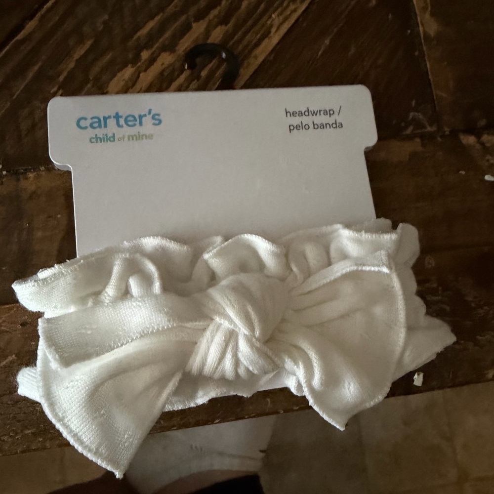 Carter's Cream Headwrap for Kids